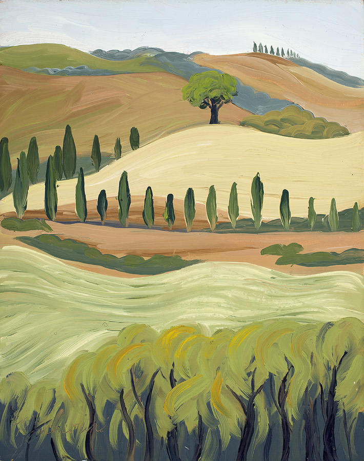 Toscana Painting by Mary Giacomini