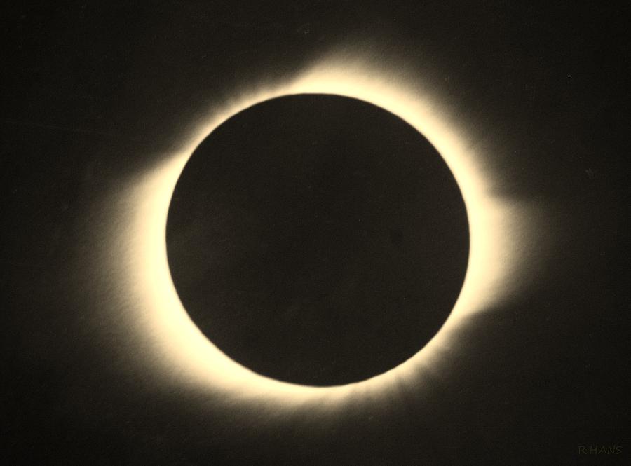 Space Photograph - Total Eclipse Of The Sun by Rob Hans