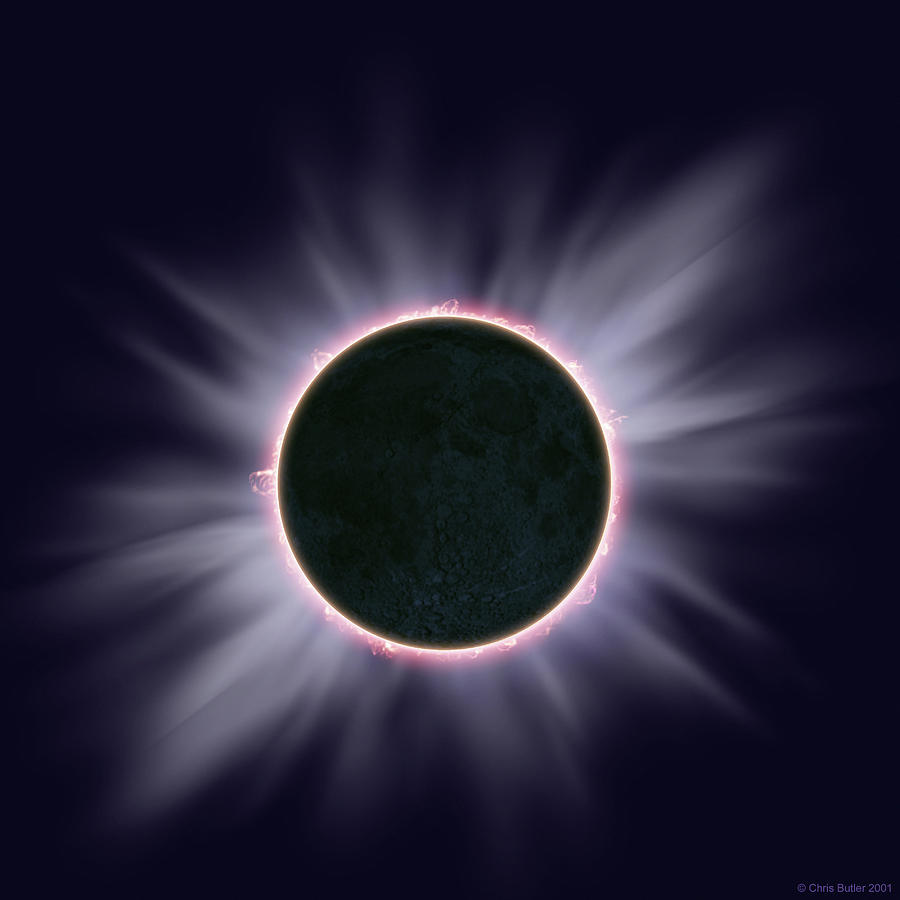 Total Solar Eclipse Photograph By Chris Butler science Photo Library 