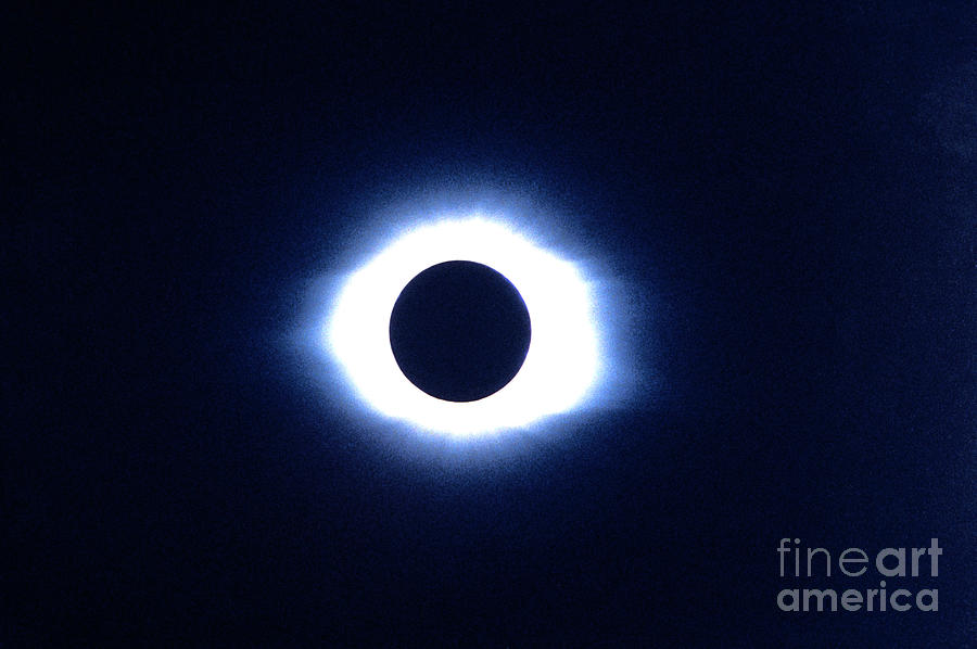 Totality And Solar Corona. Total Solar Photograph by John Chumack