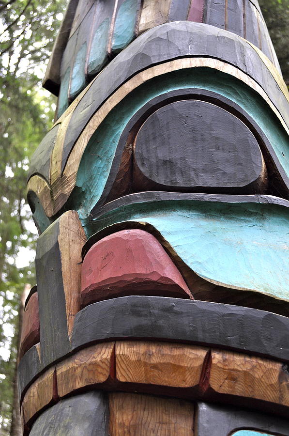 Totem Detail Photograph by Cathy Mahnke