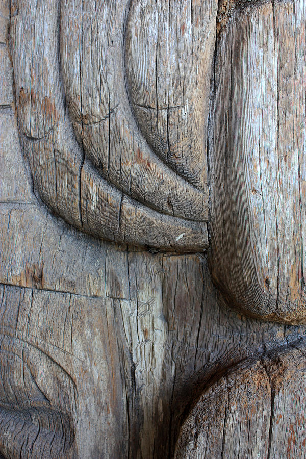 Totem Detail II Photograph by Gerry Bates