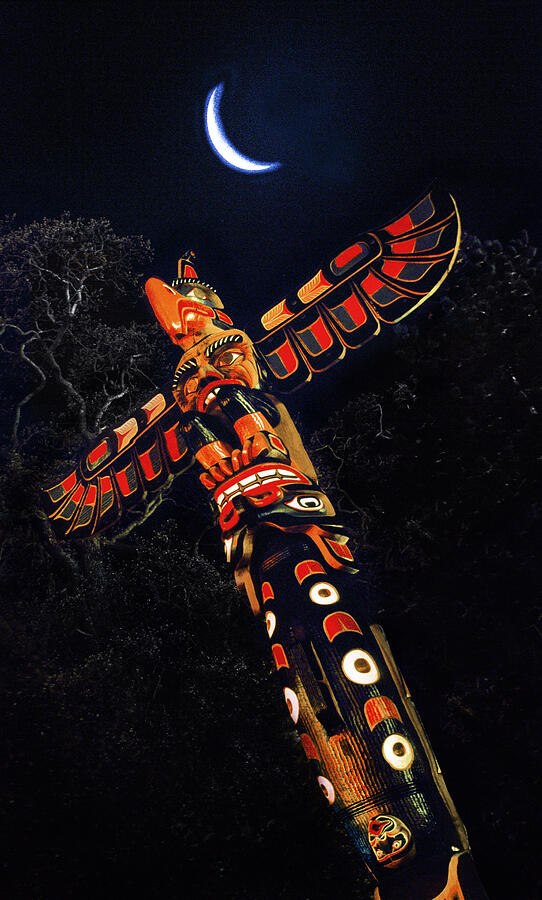 Totem Moon Photograph by Kim Lessel