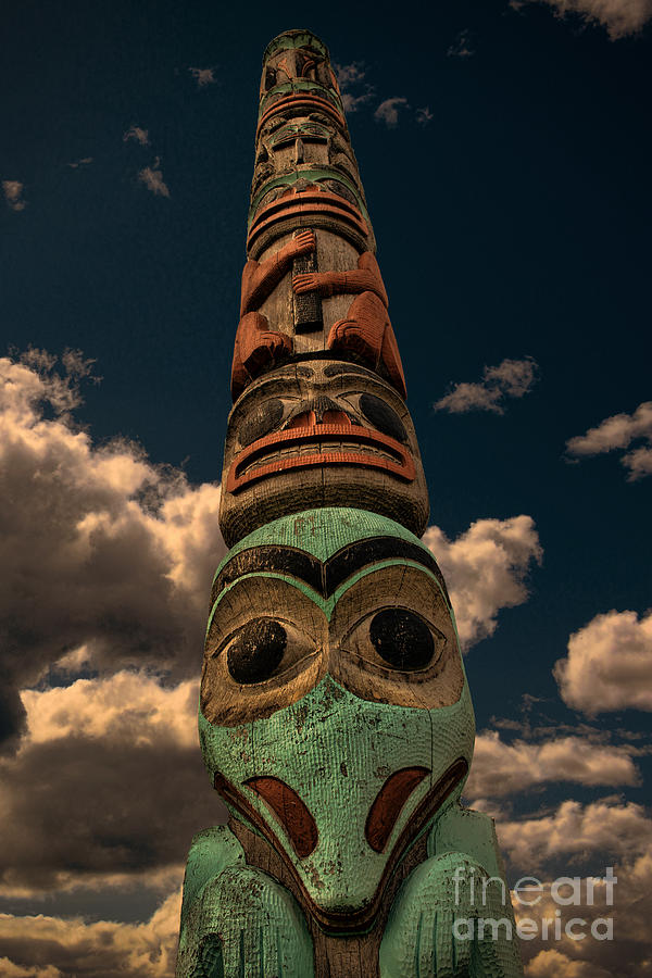 Totem Pole Alaska Photograph by David Arment