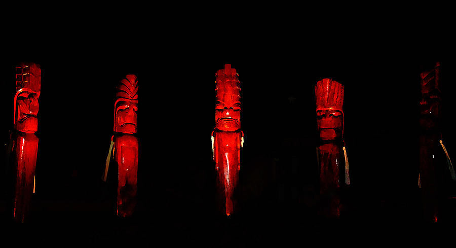 Totem Poles Digital Art by Kara  Stewart