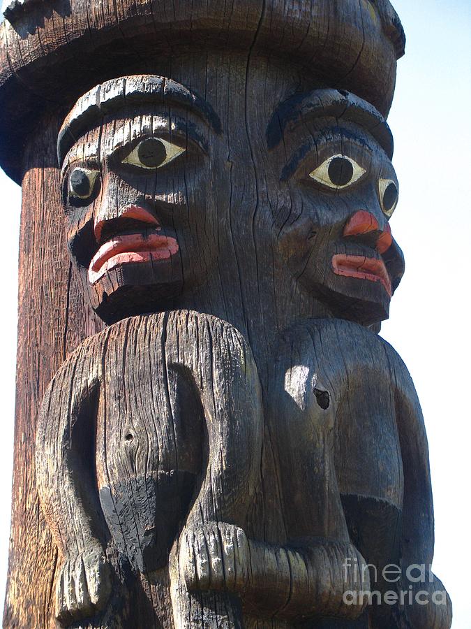 Totem Twins Photograph by Ann Horn