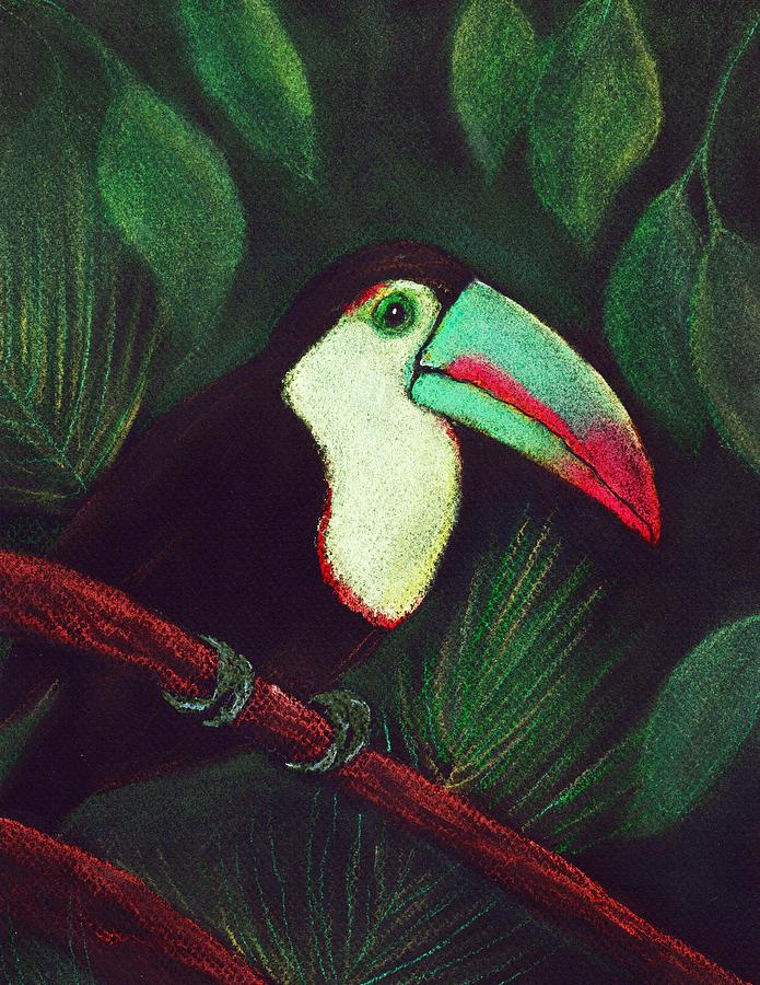 Toucan Painting by Anastasiya Malakhova