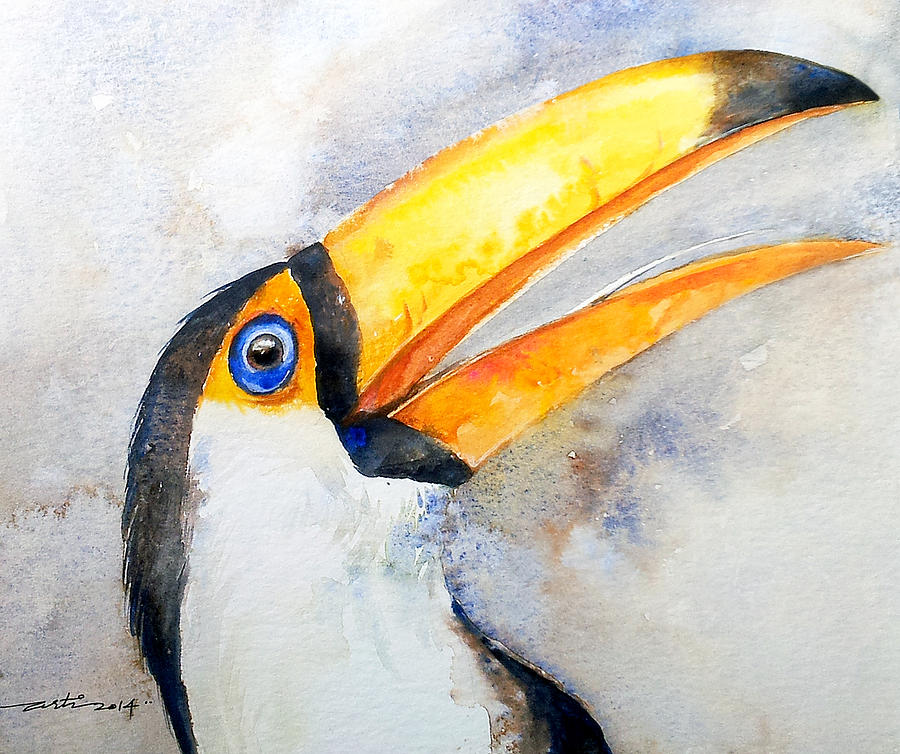 Toucan  Painting by Arti Chauhan