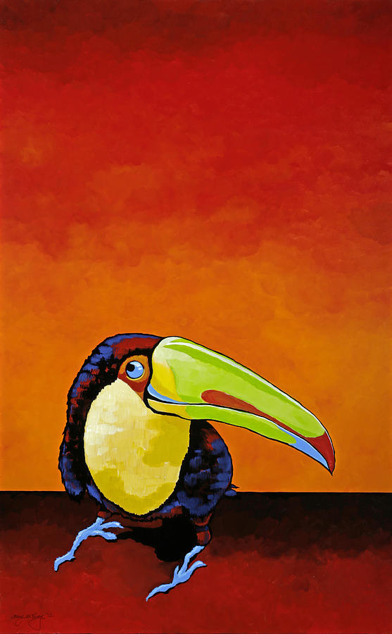 Toucan Painting - Toucan Bob by Amy McKay
