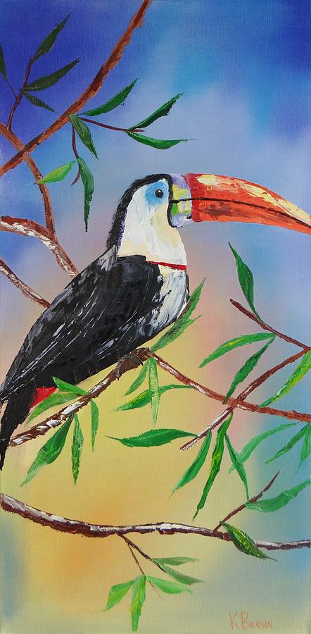 Toucan Painting by Kevin  Brown