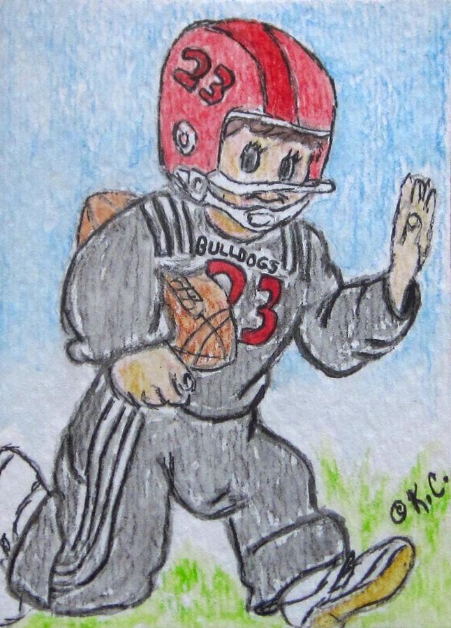 Touchdown Painting by Kathy Marrs Chandler