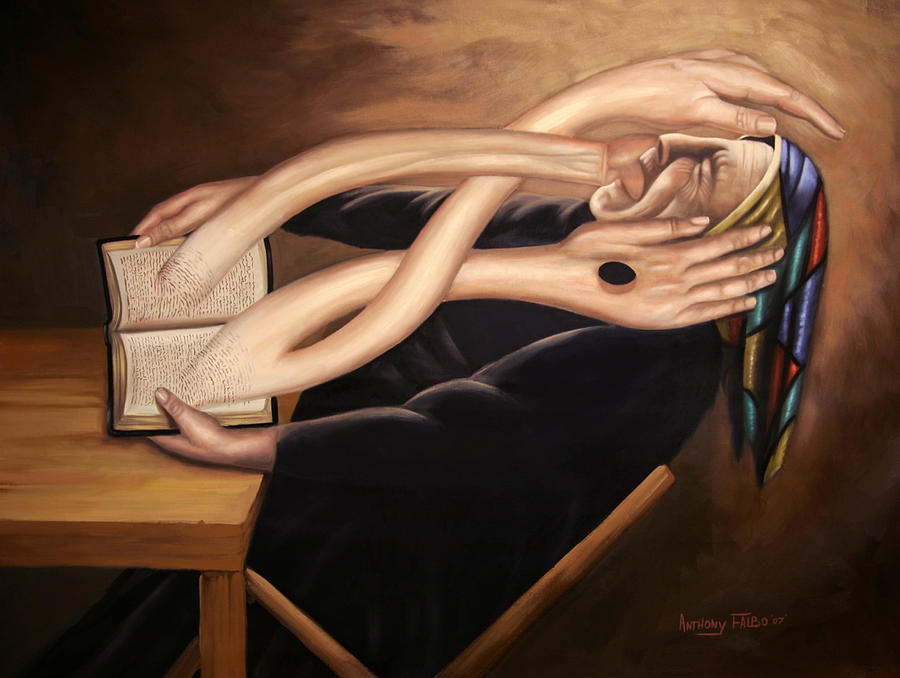 Touched By The Word Painting by Anthony Falbo
