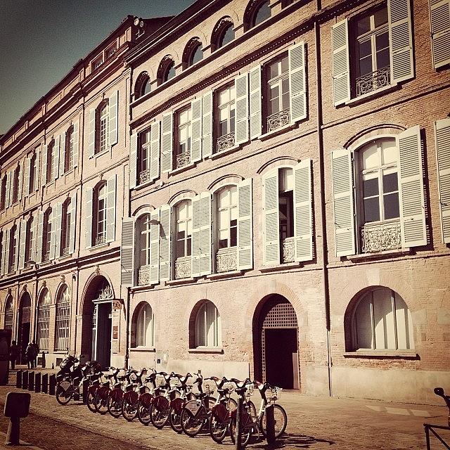 Bicycle Photograph - #toulouse#bicycles by Susan Findlay