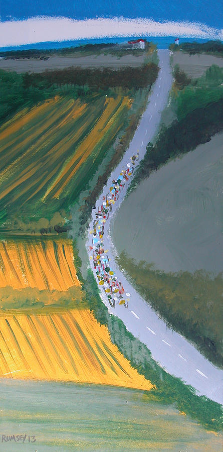 Tour de France 2 Painting by Rhodes Rumsey