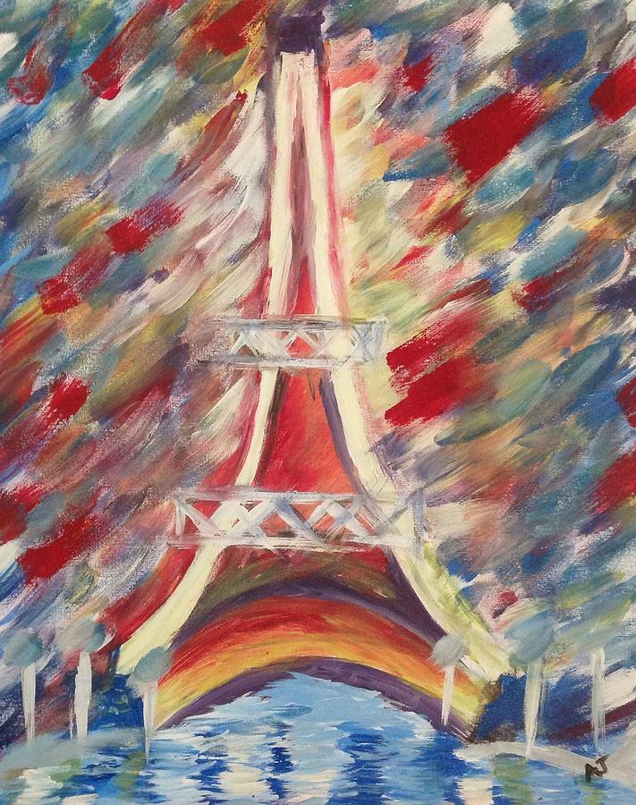 tour Eiffel Painting by Apple Joy Del Rosario | Fine Art America