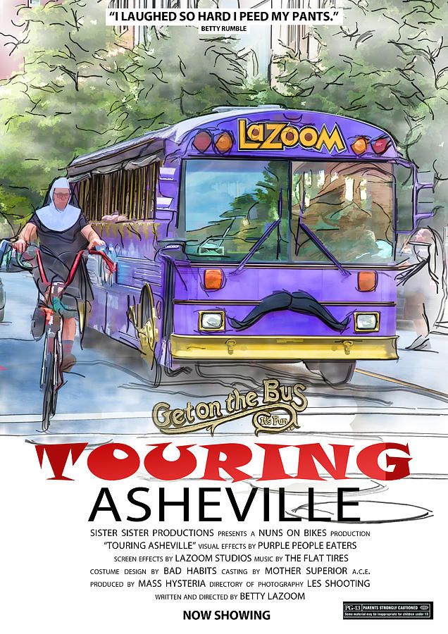 Touring Asheville Digital Art by John Haldane