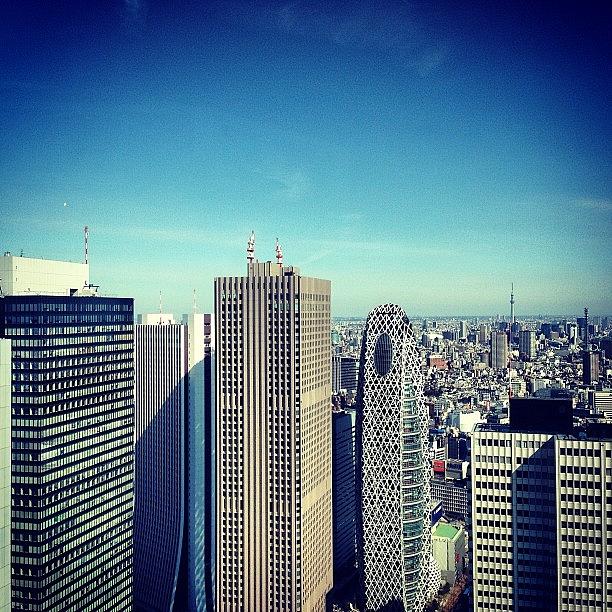 Tourist Picture: View Over Tokyo From Photograph by Keith Morrell