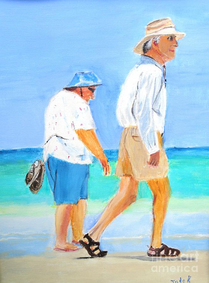 Tourist Season Painting by Judy Kay