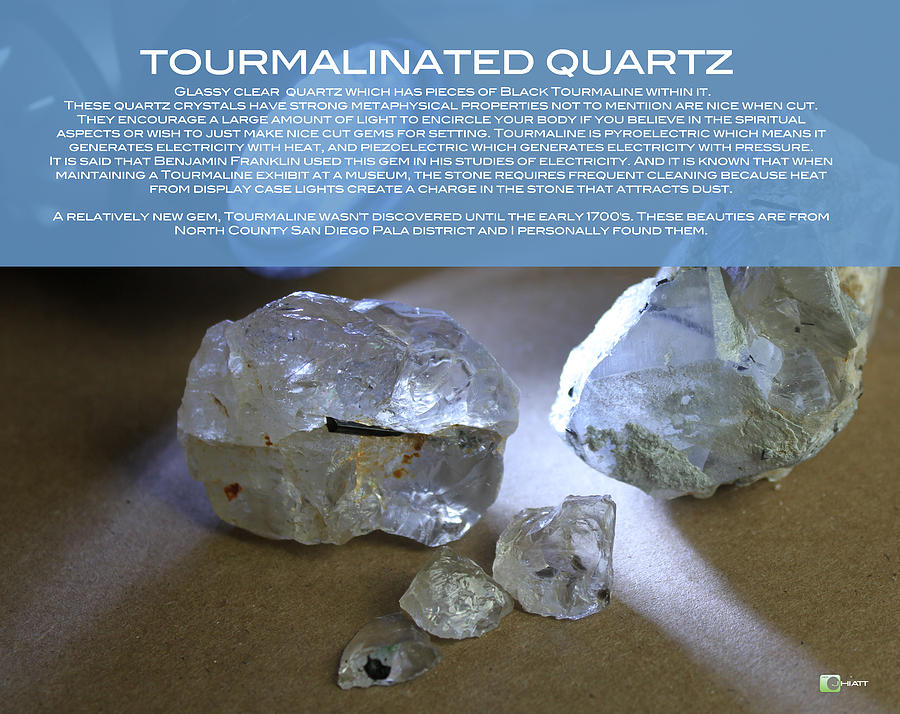 TOURMALINATED QUARTZ by JHIATT TOURMALINATED QUARTZ by JHIATT