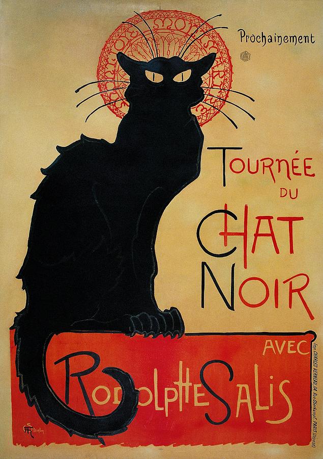 Tournee Du Chat Noir Painting