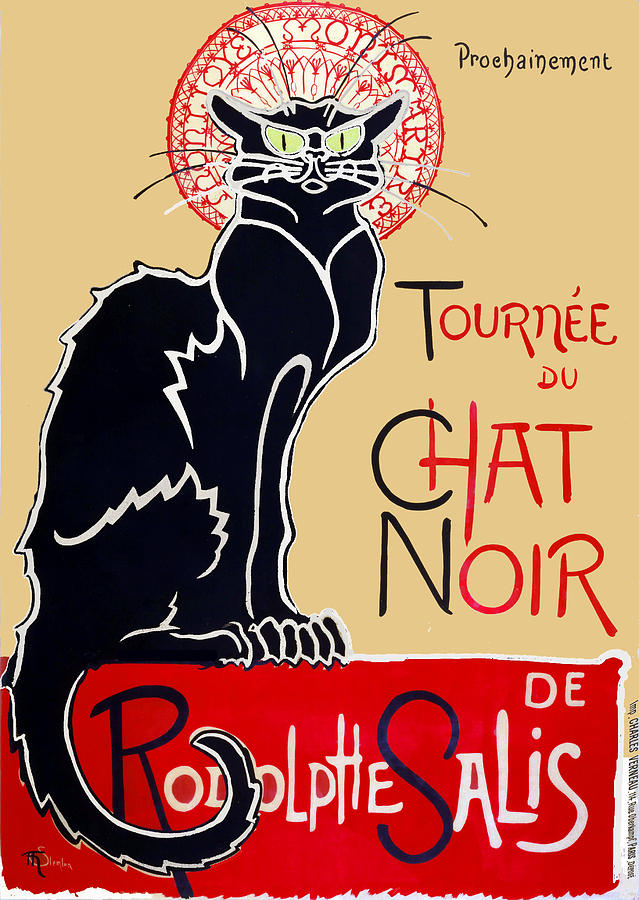 Tournee du chat noir Digital Art by Thomas Flynn - Fine Art America