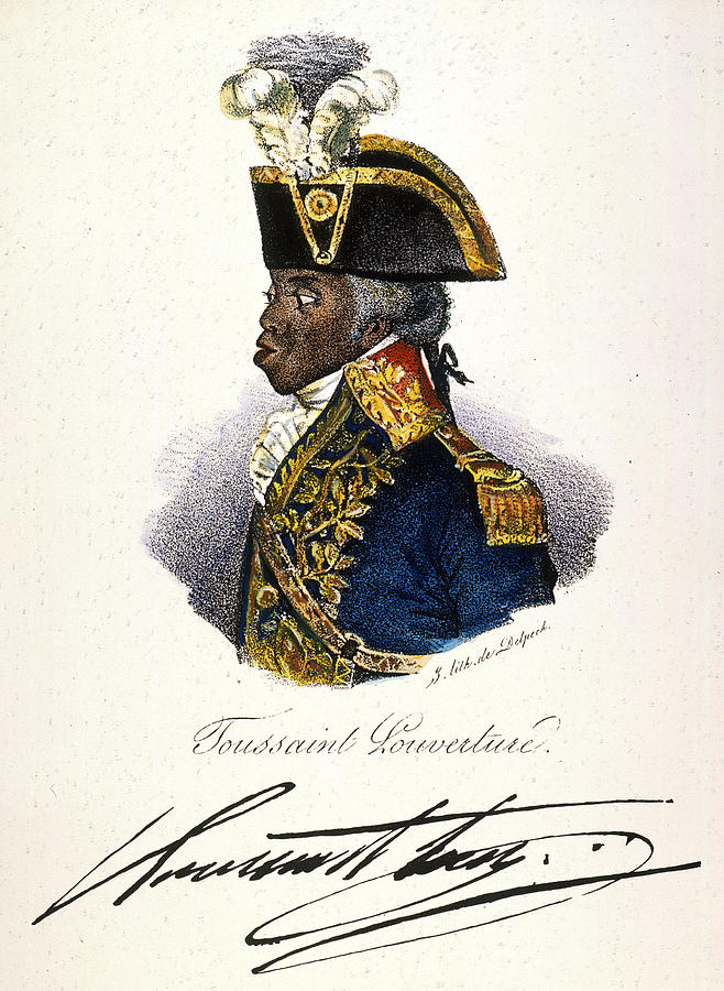 Toussaint Louverture (1743-1803) Painting by Granger