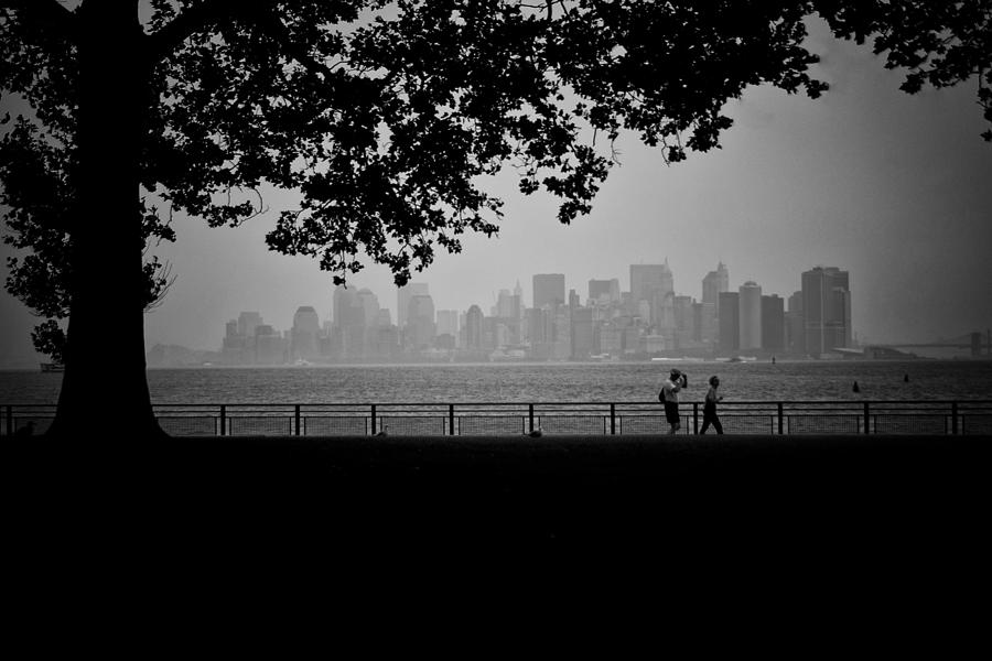 Towards Lower Manhattan Photograph by Ben Shields