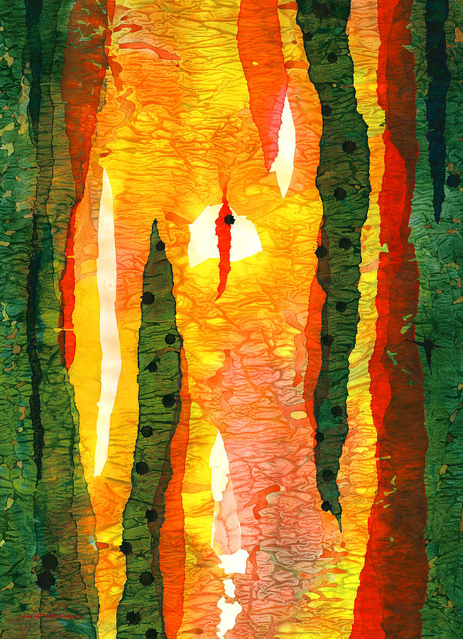 Towards The Light Painting by Lynda Hoffman-Snodgrass