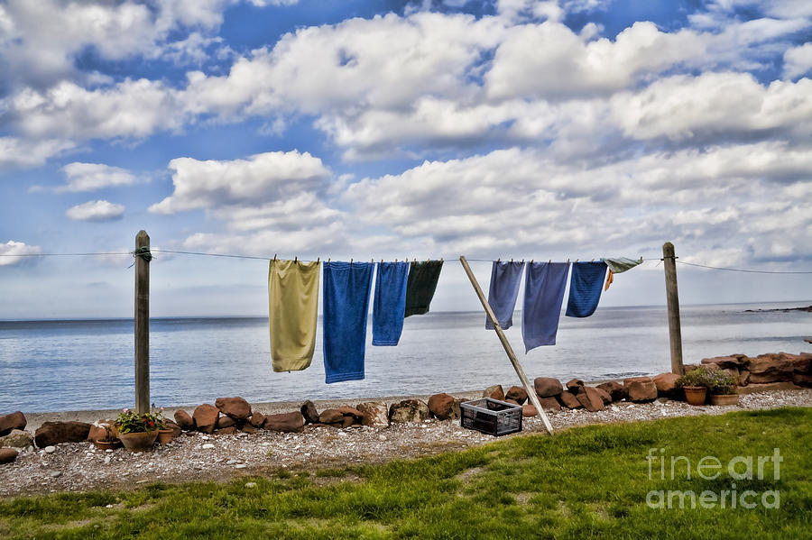 Towel Day In Buckie Photograph by Diane Macdonald