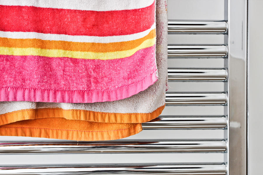 Appliance Photograph - Towel rail by Tom Gowanlock