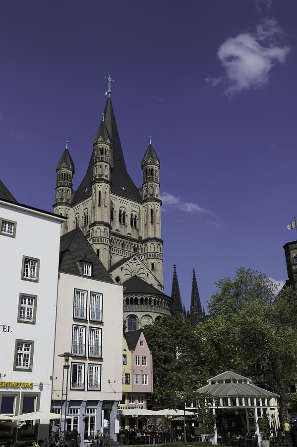 Tower and Spire View Cologne Photograph by Teresa Mucha