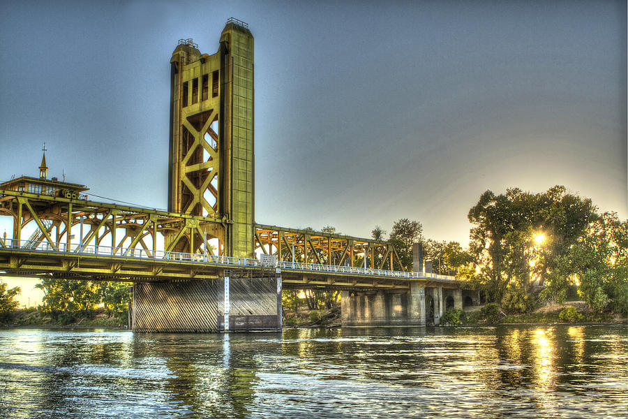 Tower  Bridge 2 Sacramento Photograph by SC Heffner