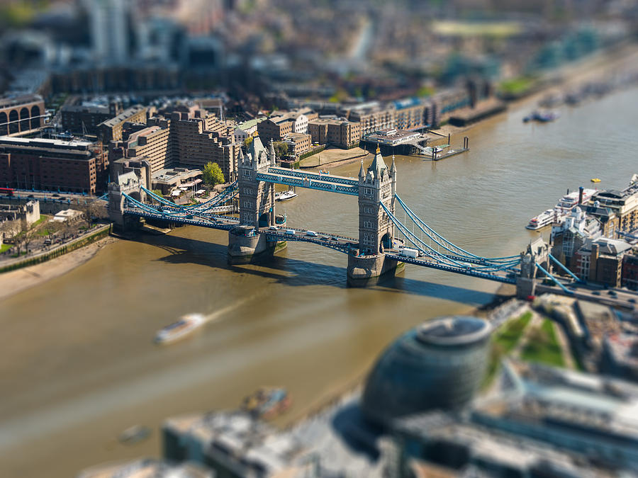 Tower Bridge and London City Hall aerial view Photograph by Dutourdumonde Photography