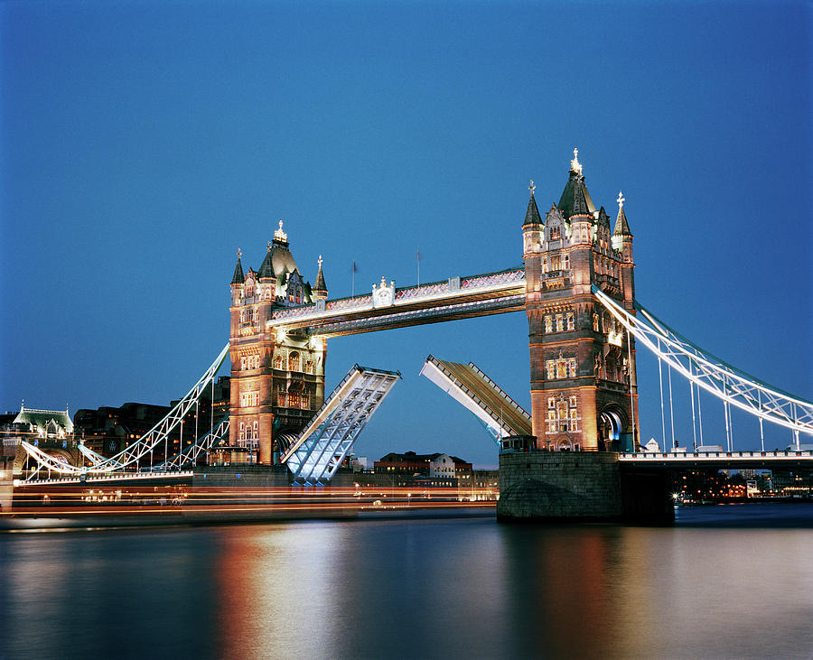 Tower Bridge At Dusk Photograph by Gary Yeowell