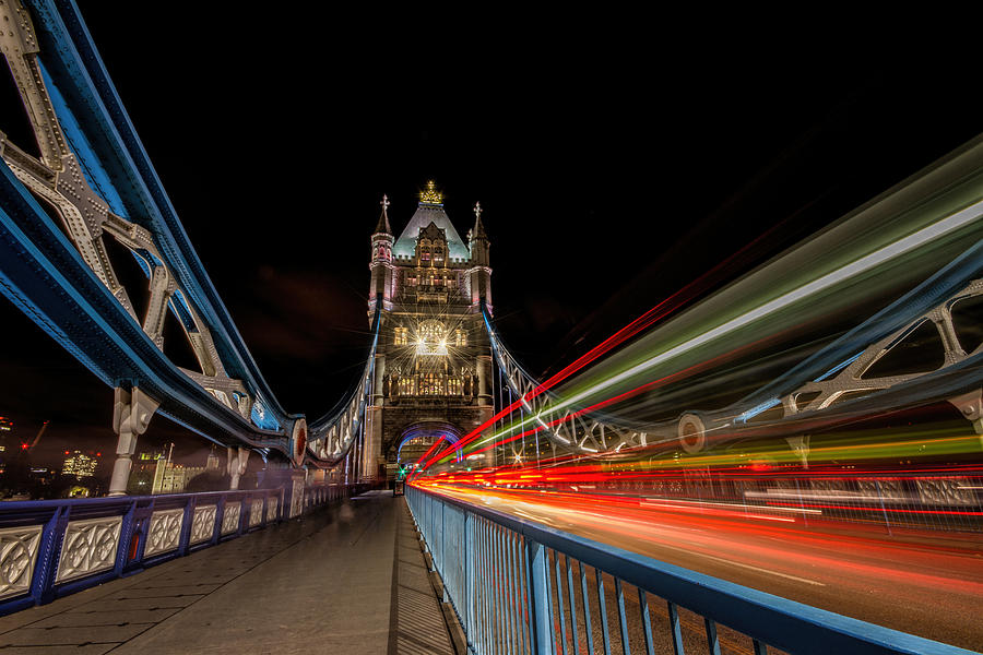 Tower Bridge at Night Photograph by Marzena Grabczynska Lorenc