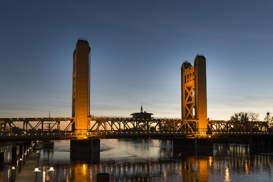 Tower Bridge in Sacramento Photograph by Carol M Highsmith