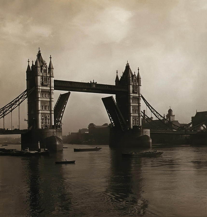 Tower Bridge London 1906 Photograph by Bill Cannon