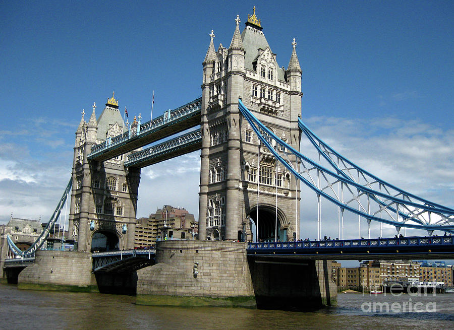 London Photograph - Tower Bridge London by Hermes Fine Art