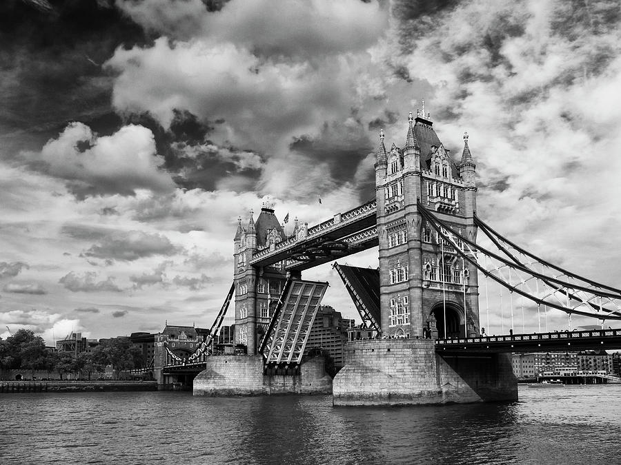 Tower Bridge Open During The 2012 Photograph by Jason Friend Photography Ltd