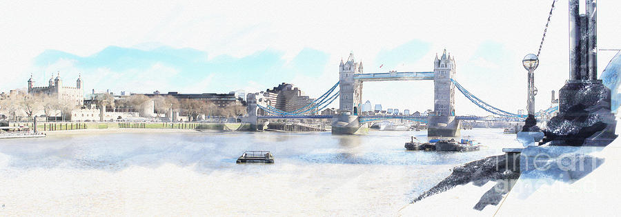 Tower Bridge Digital Art by Roger Lighterness