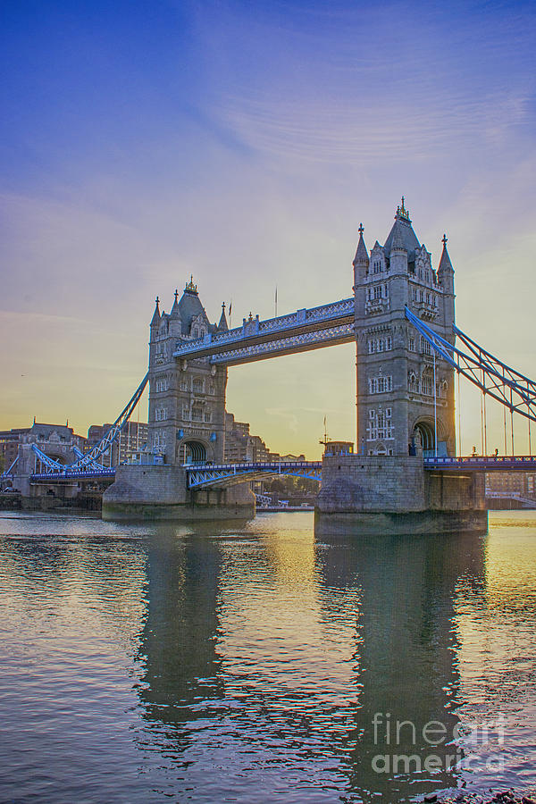 Tower Bridge Sunrise Photograph by Chris Thaxter