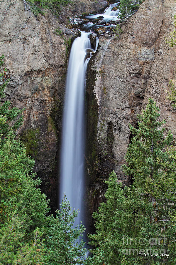 Tower Falls Yellowstone National Park Photograph by Steve Javorsky