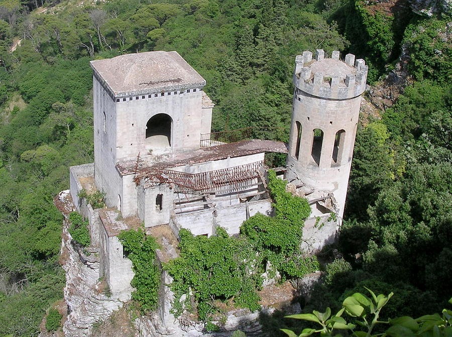 Tower in Erice Sicily Photograph by Caroline Stella