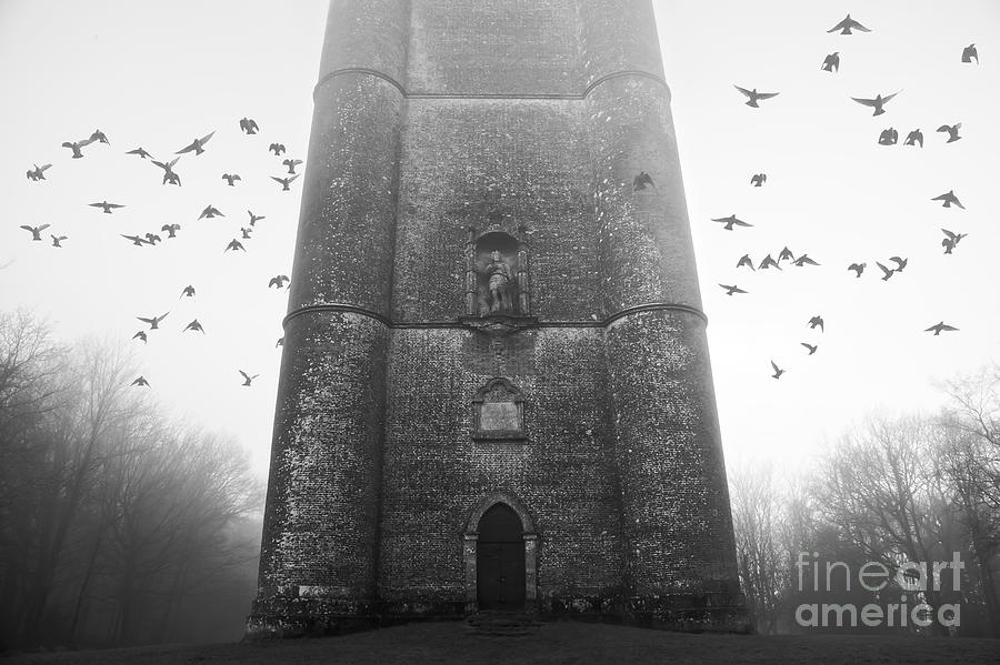 Tower in the mist Photograph by Simon Bratt