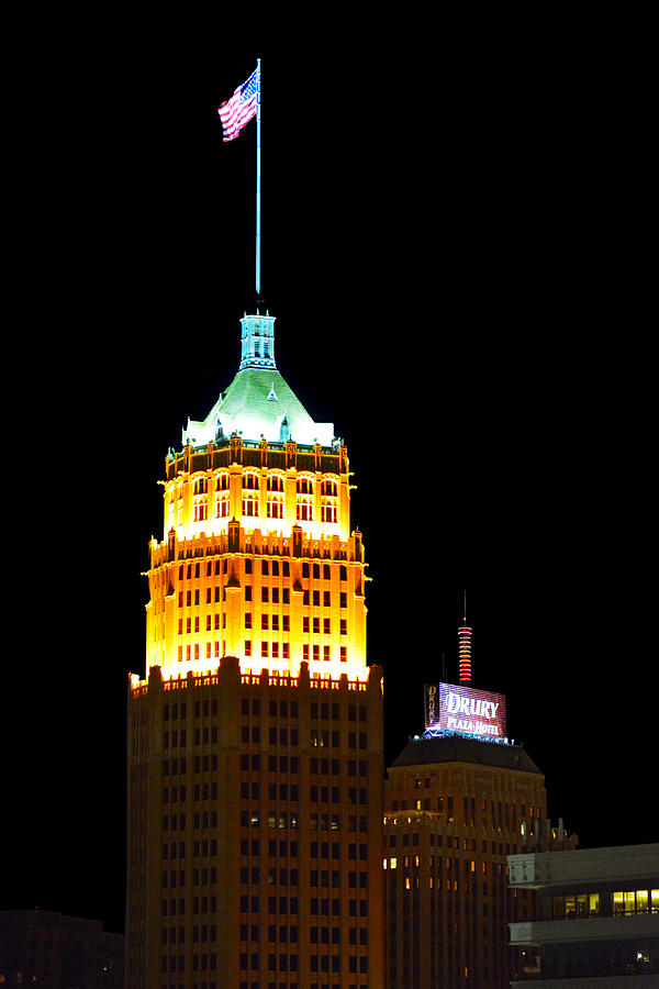 San Antonio Photograph - Tower Life Building San Antonio by Alexandra Till