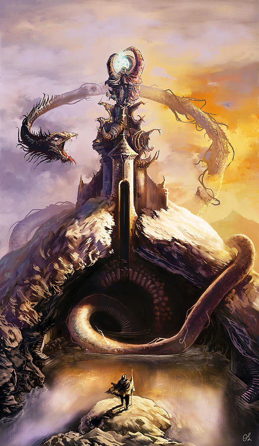 Tower Mixed Media - Tower by Odysseas Stamoglou Tower Mixed Media - Tower by Odysseas Stamoglou