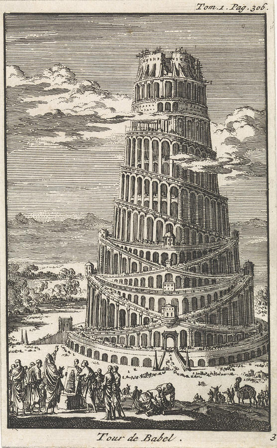 tower of babel drawing