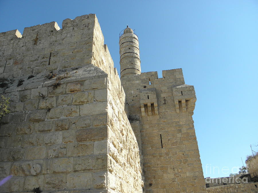 Tower of David Israel Photograph by Robin Coaker