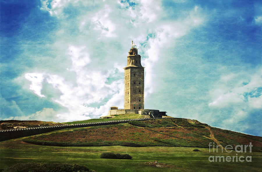 Tower of Hercules La Coruna Photograph by Mary Machare