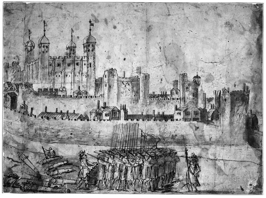 Tower Of London, 1600s Drawing by Granger - Fine Art America